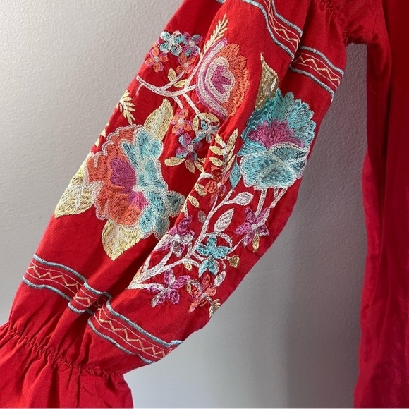 Free People Fleur Du Jour embroidered dress Small - Picture 7 of 13